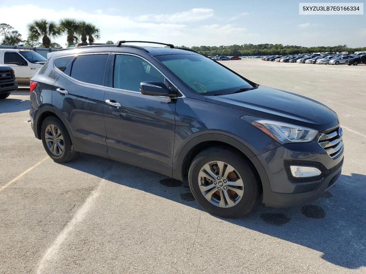 2014 Hyundai Santa Fe Sport VIN: 5XYZU3LB7EG166334 Lot: 74485204