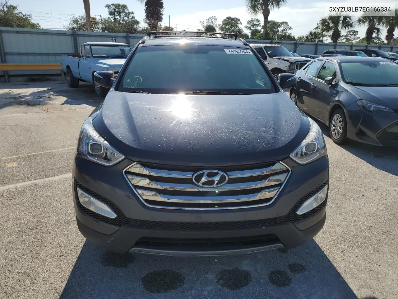 2014 Hyundai Santa Fe Sport VIN: 5XYZU3LB7EG166334 Lot: 74485204