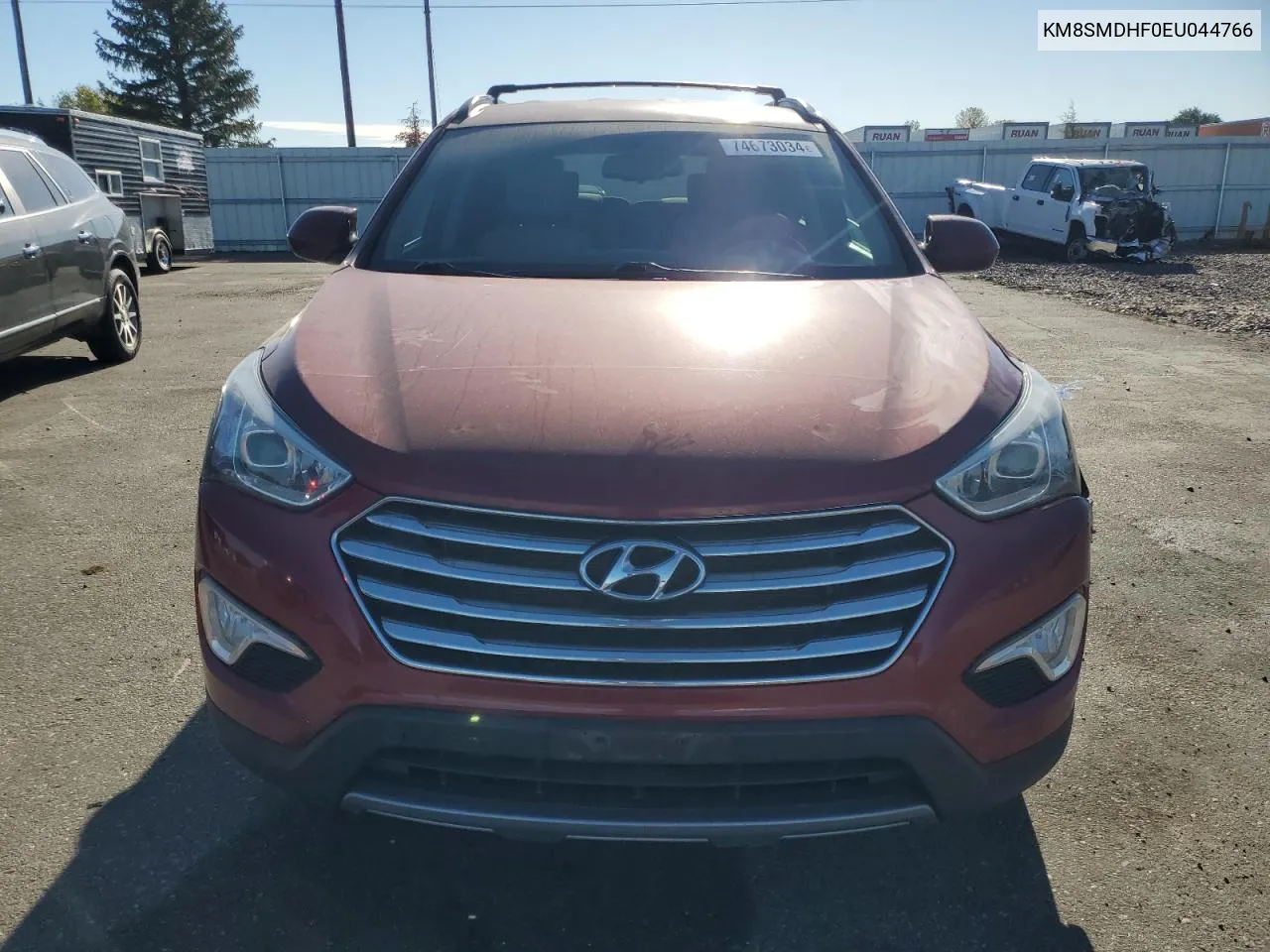 2014 Hyundai Santa Fe Gls VIN: KM8SMDHF0EU044766 Lot: 74673034