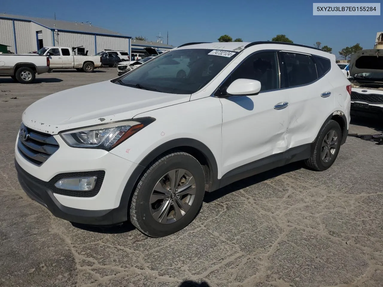 2014 Hyundai Santa Fe Sport VIN: 5XYZU3LB7EG155284 Lot: 74732124