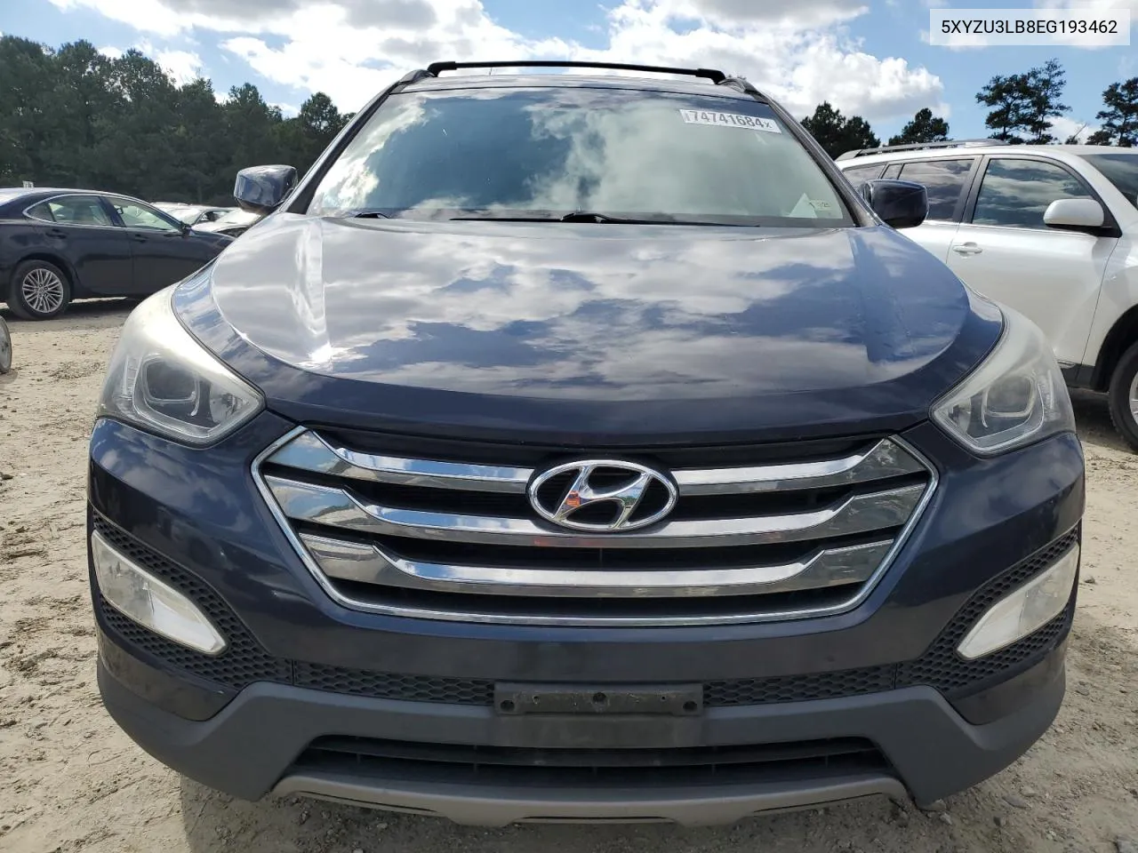 2014 Hyundai Santa Fe Sport VIN: 5XYZU3LB8EG193462 Lot: 74741684