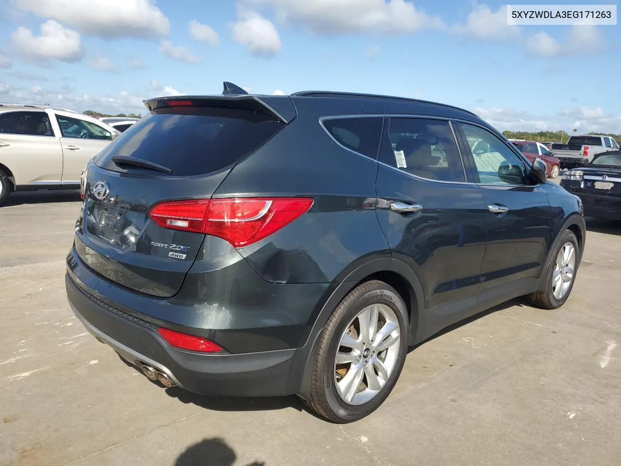 2014 Hyundai Santa Fe Sport VIN: 5XYZWDLA3EG171263 Lot: 75197944