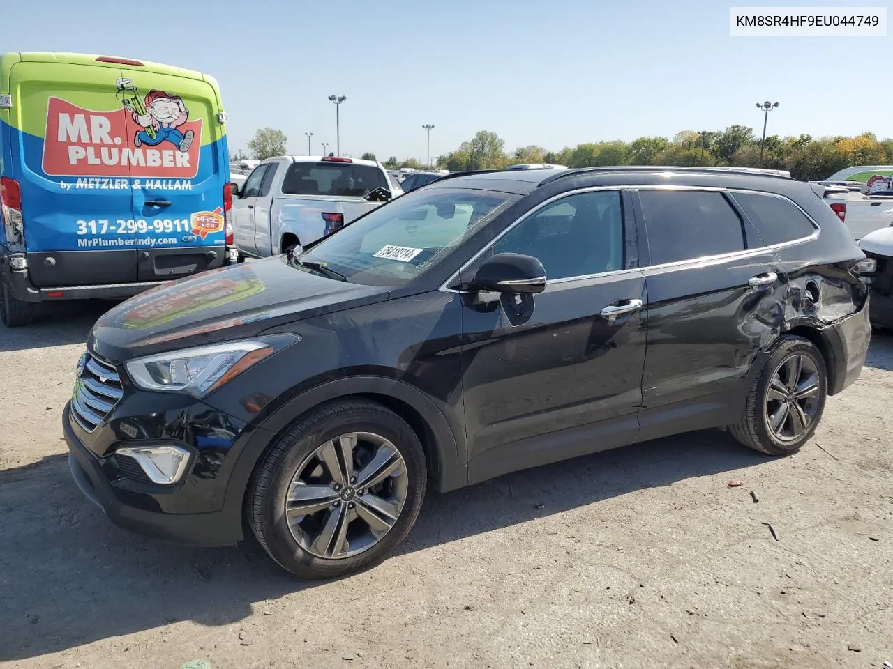 2014 Hyundai Santa Fe Gls VIN: KM8SR4HF9EU044749 Lot: 75418214