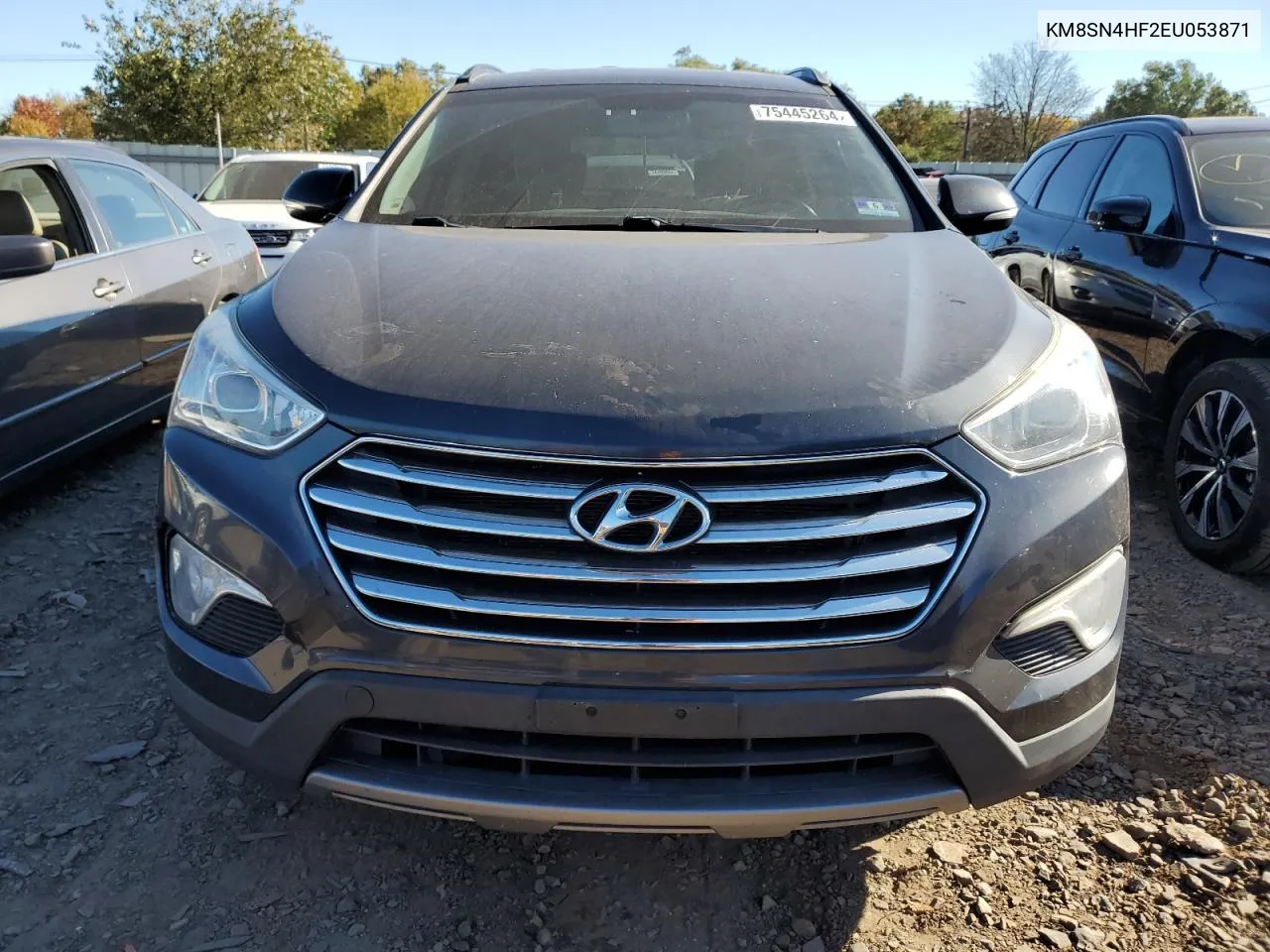 2014 Hyundai Santa Fe Gls VIN: KM8SN4HF2EU053871 Lot: 75445264