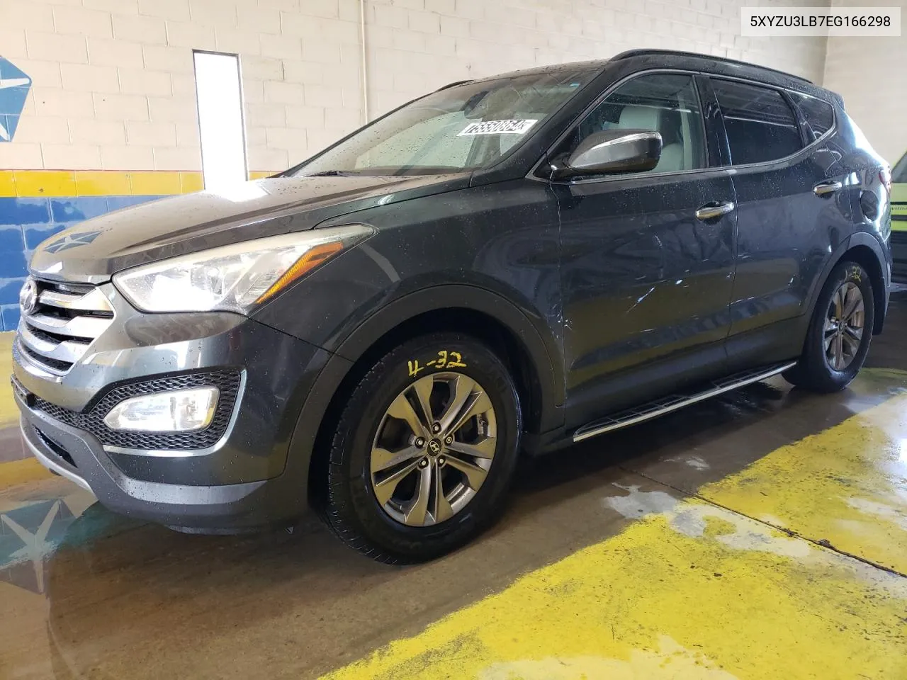 2014 Hyundai Santa Fe Sport VIN: 5XYZU3LB7EG166298 Lot: 75550864