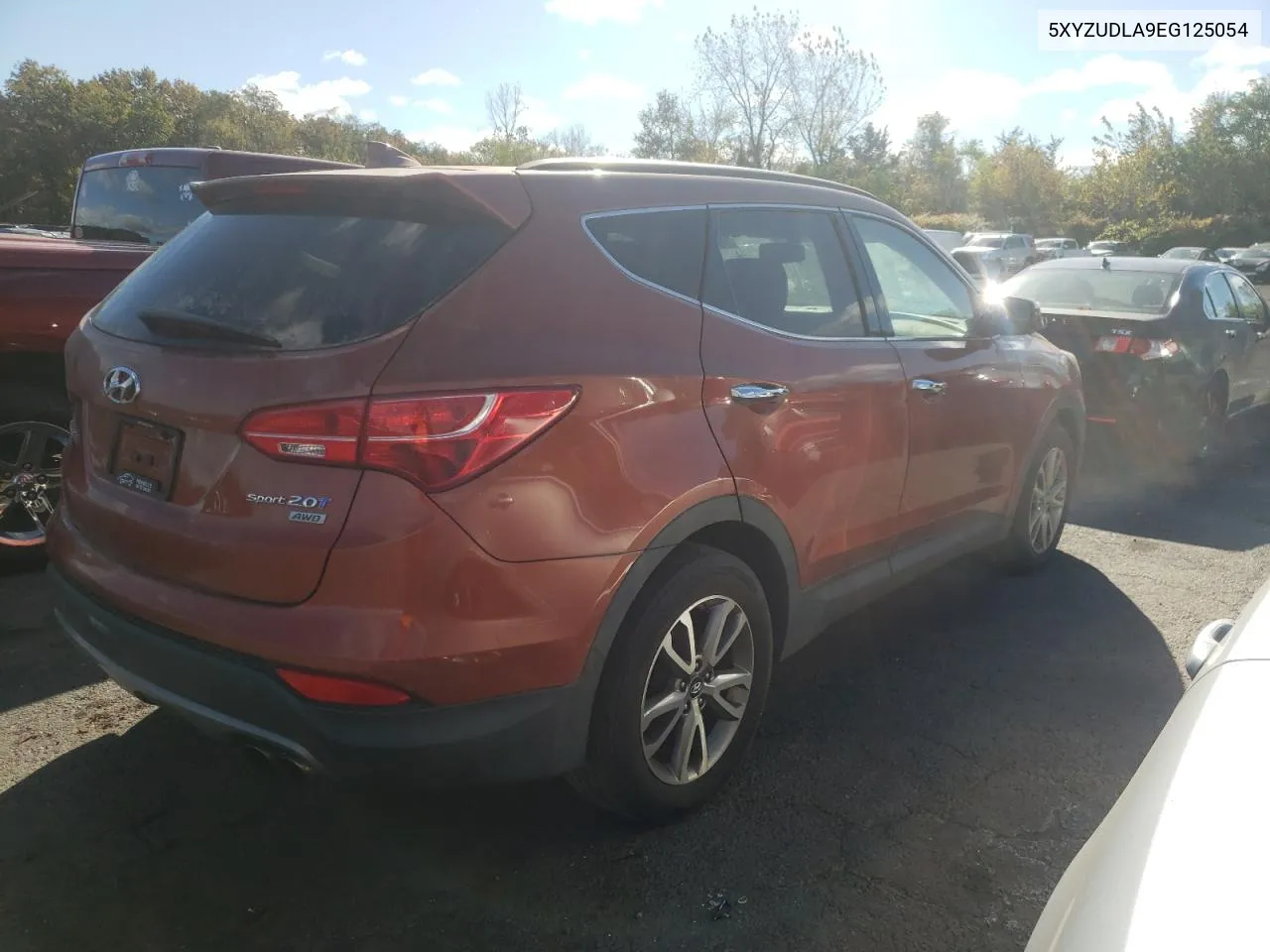 2014 Hyundai Santa Fe Sport VIN: 5XYZUDLA9EG125054 Lot: 75718154