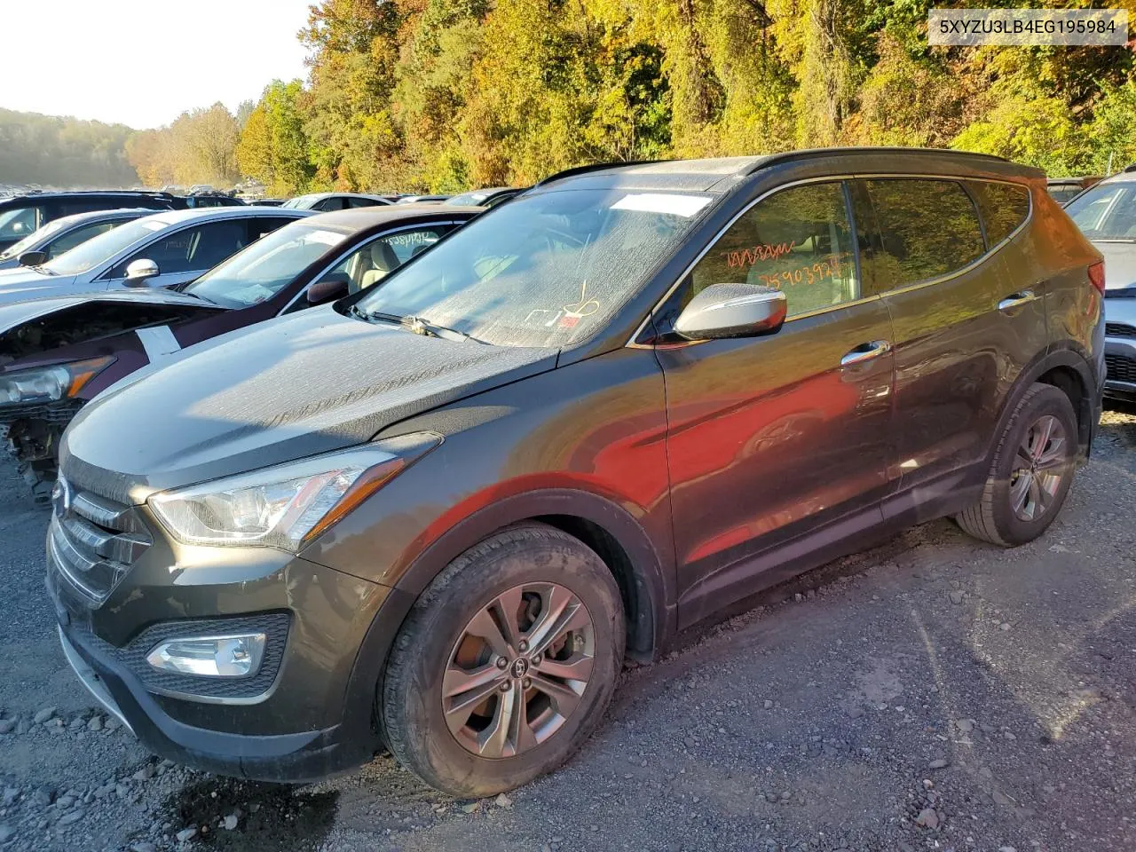 2014 Hyundai Santa Fe Sport VIN: 5XYZU3LB4EG195984 Lot: 75903924