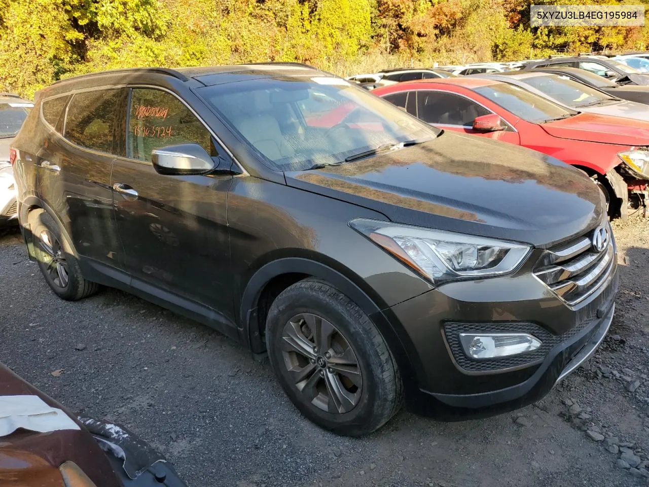 2014 Hyundai Santa Fe Sport VIN: 5XYZU3LB4EG195984 Lot: 75903924