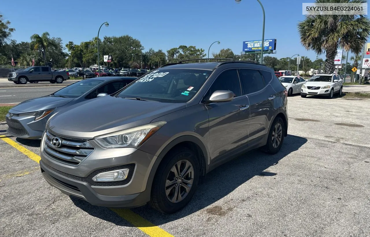 2014 Hyundai Santa Fe Sport VIN: 5XYZU3LB4EG224061 Lot: 76333444