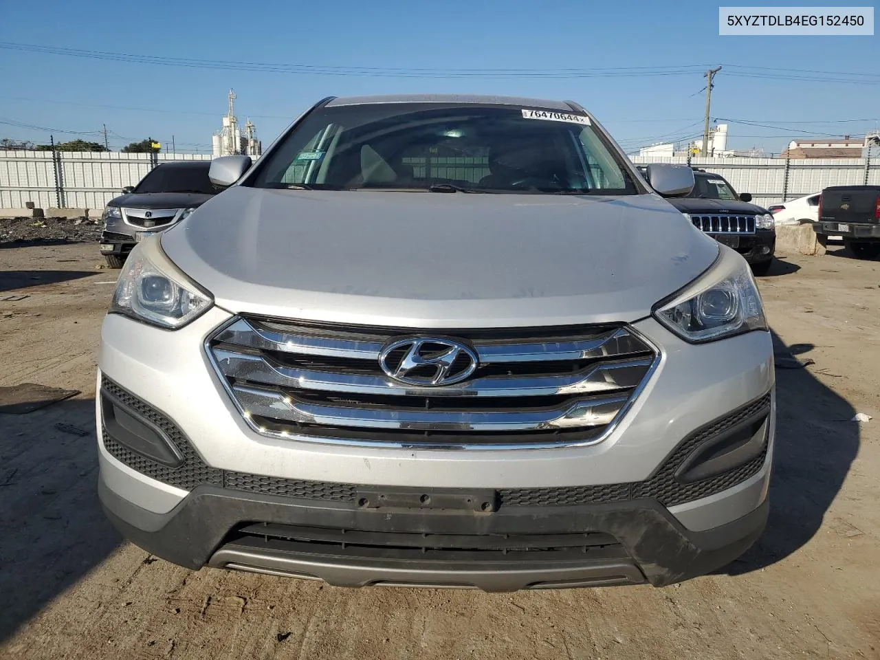 2014 Hyundai Santa Fe Sport VIN: 5XYZTDLB4EG152450 Lot: 76470644