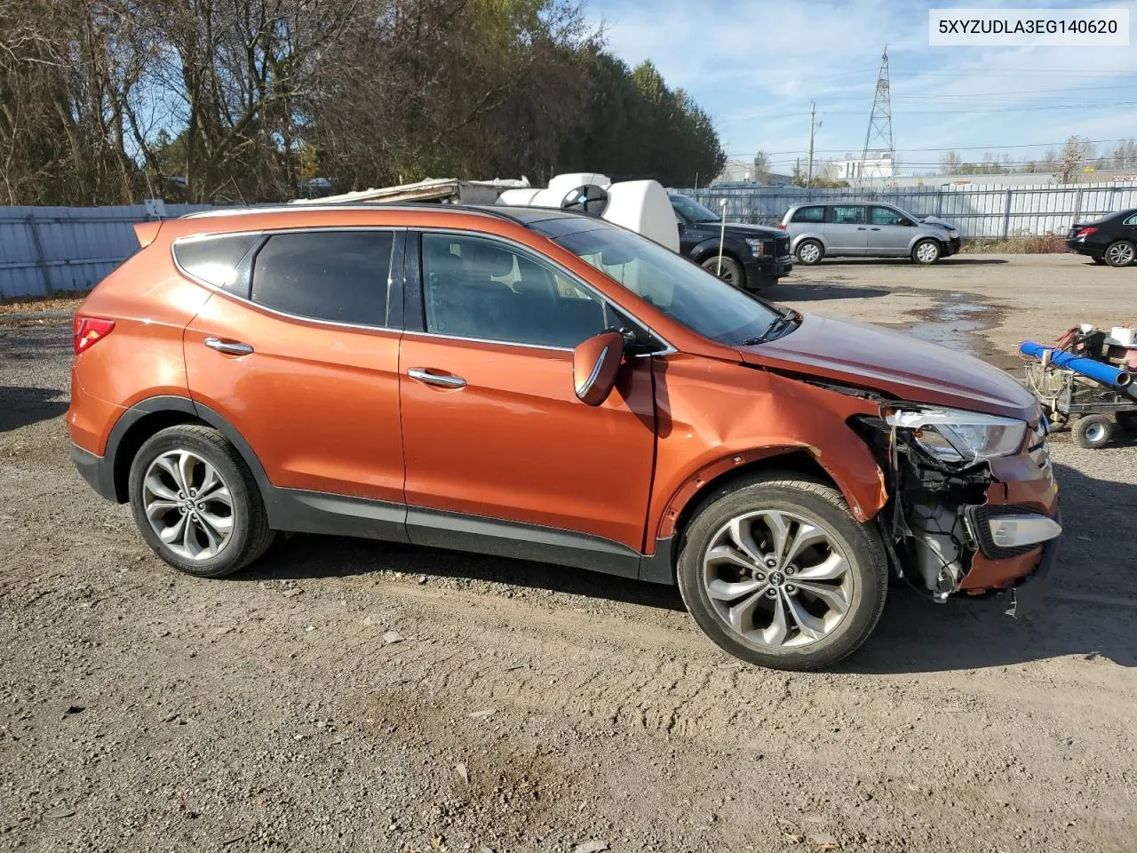 2014 Hyundai Santa Fe Sport VIN: 5XYZUDLA3EG140620 Lot: 76573374