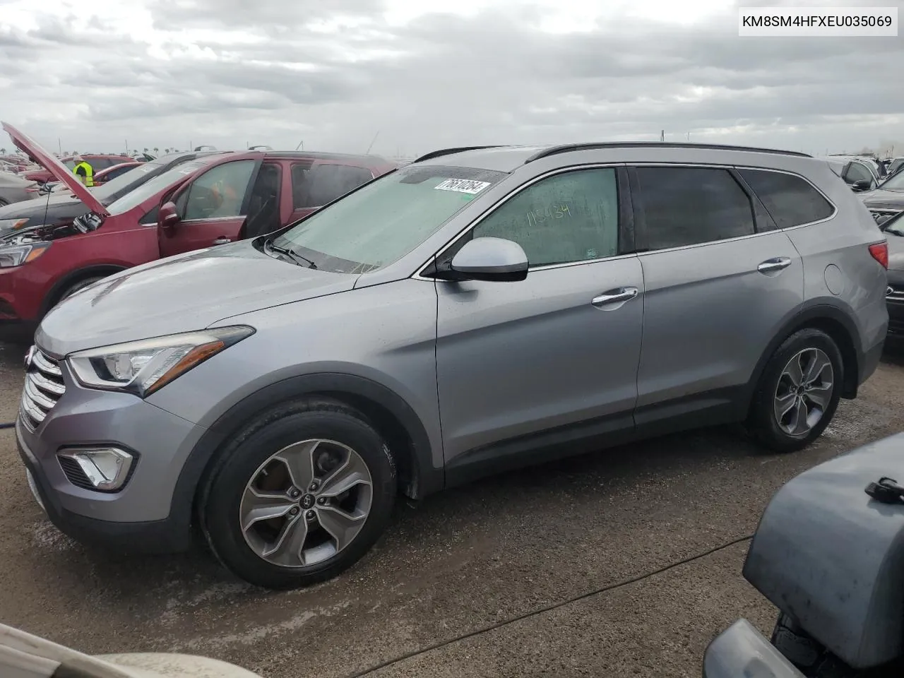 2014 Hyundai Santa Fe Gls VIN: KM8SM4HFXEU035069 Lot: 76610264