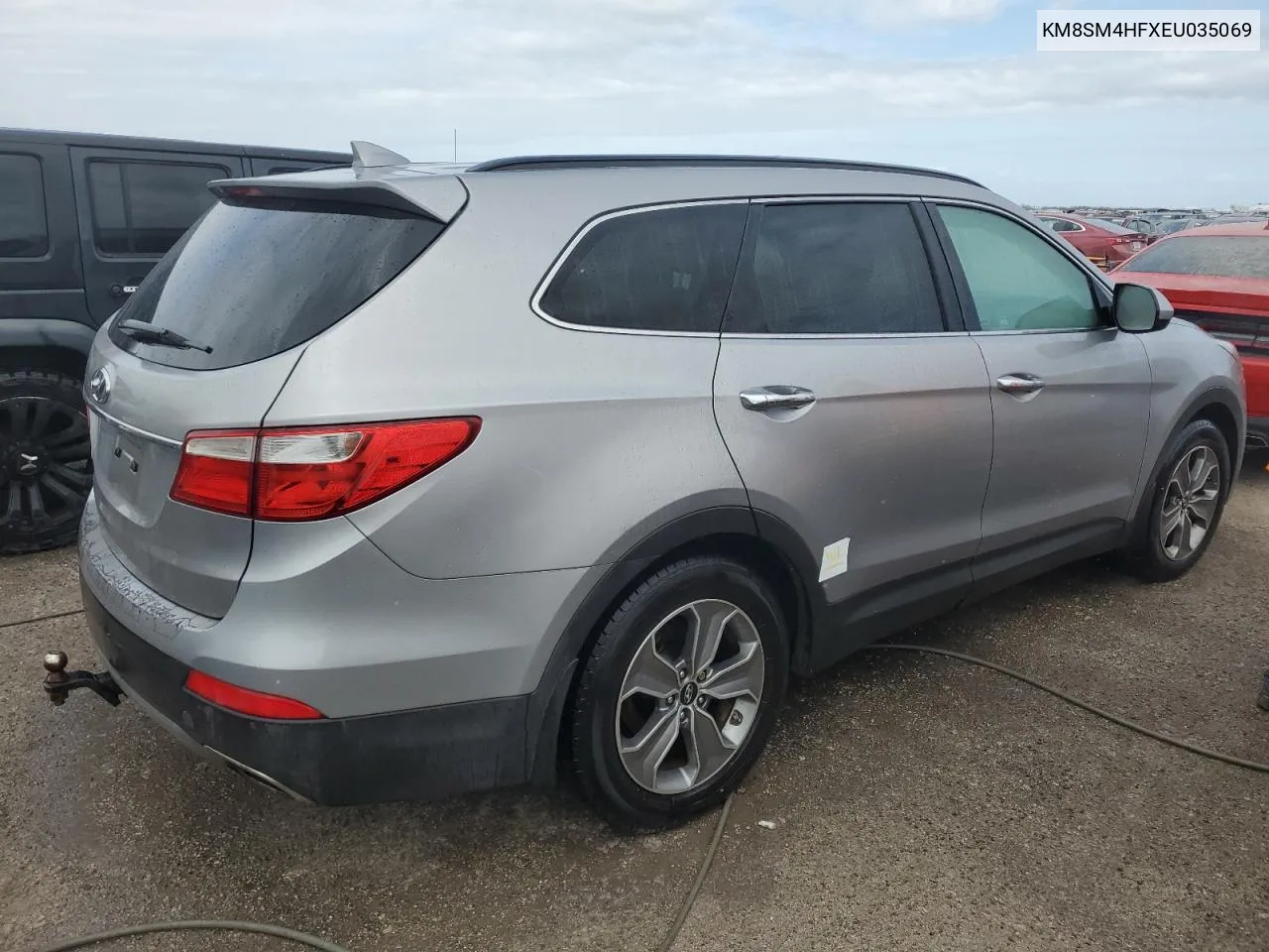 2014 Hyundai Santa Fe Gls VIN: KM8SM4HFXEU035069 Lot: 76610264