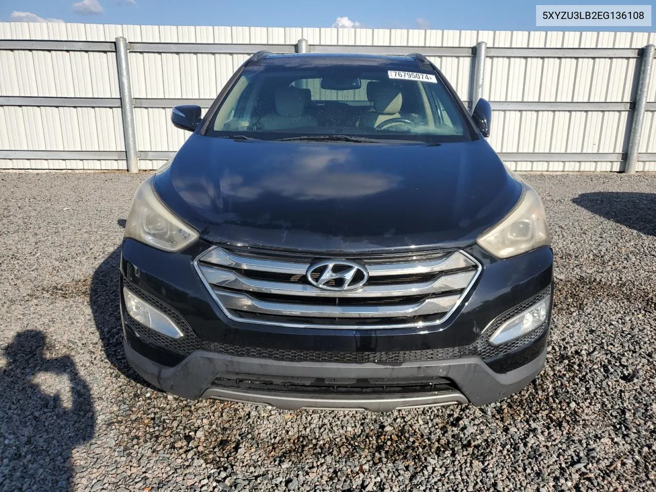 2014 Hyundai Santa Fe Sport VIN: 5XYZU3LB2EG136108 Lot: 76795074