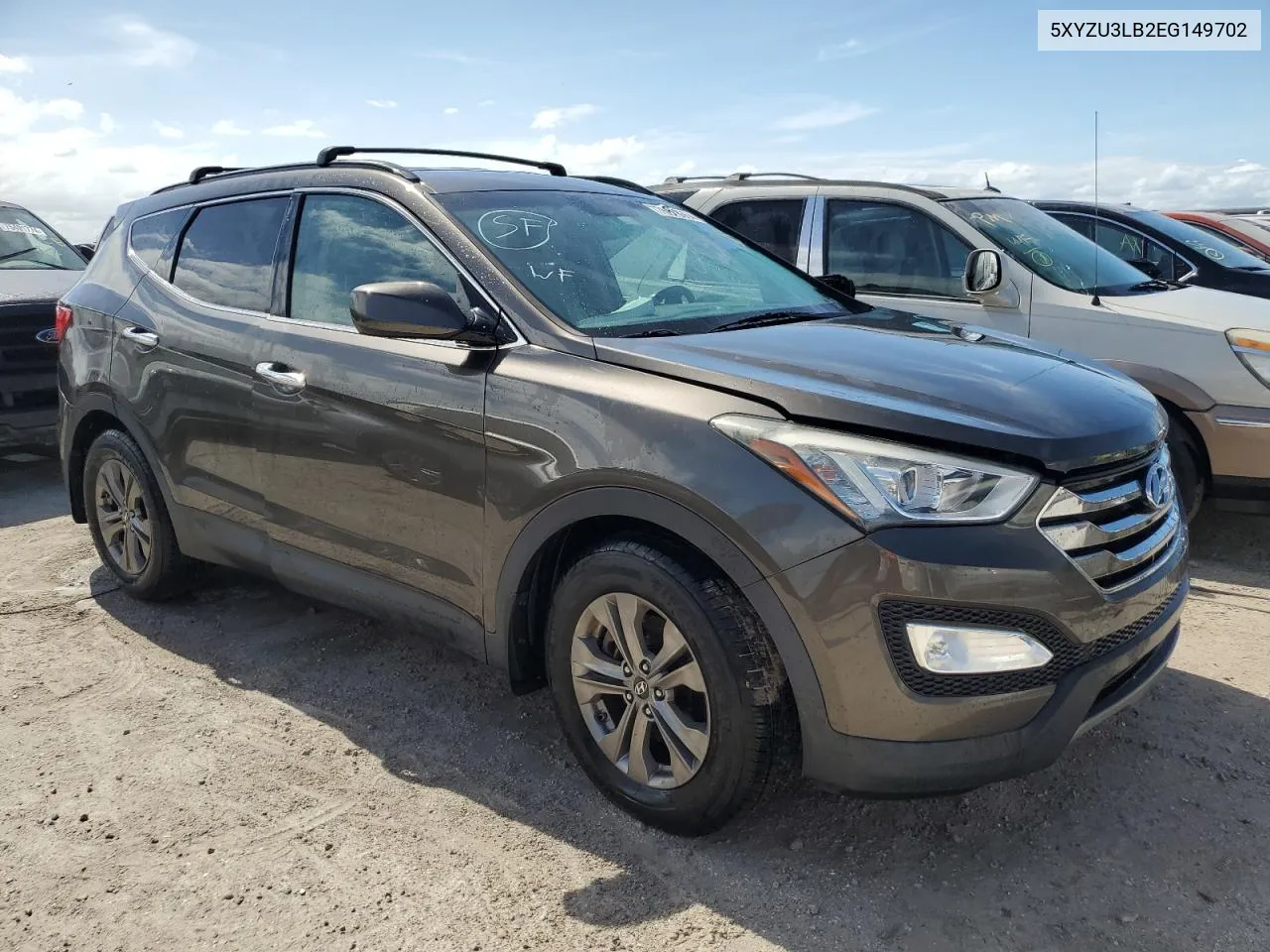 2014 Hyundai Santa Fe Sport VIN: 5XYZU3LB2EG149702 Lot: 76878664