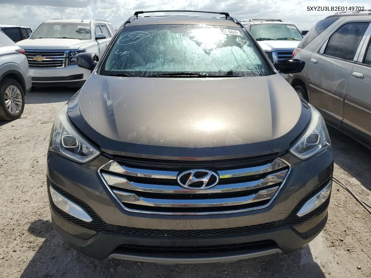 2014 Hyundai Santa Fe Sport VIN: 5XYZU3LB2EG149702 Lot: 76878664