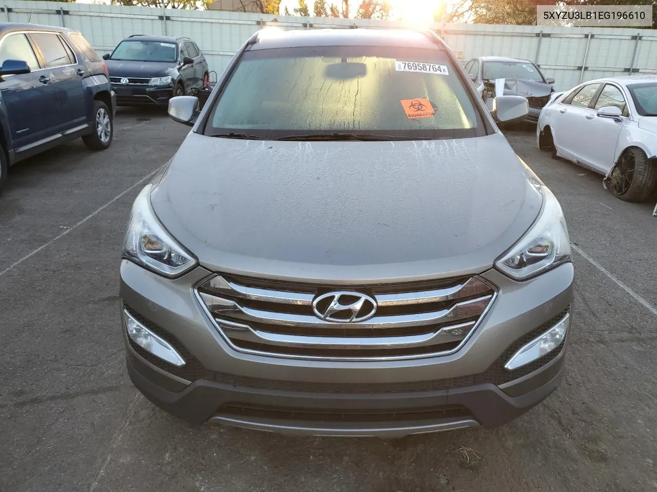 2014 Hyundai Santa Fe Sport VIN: 5XYZU3LB1EG196610 Lot: 76958764