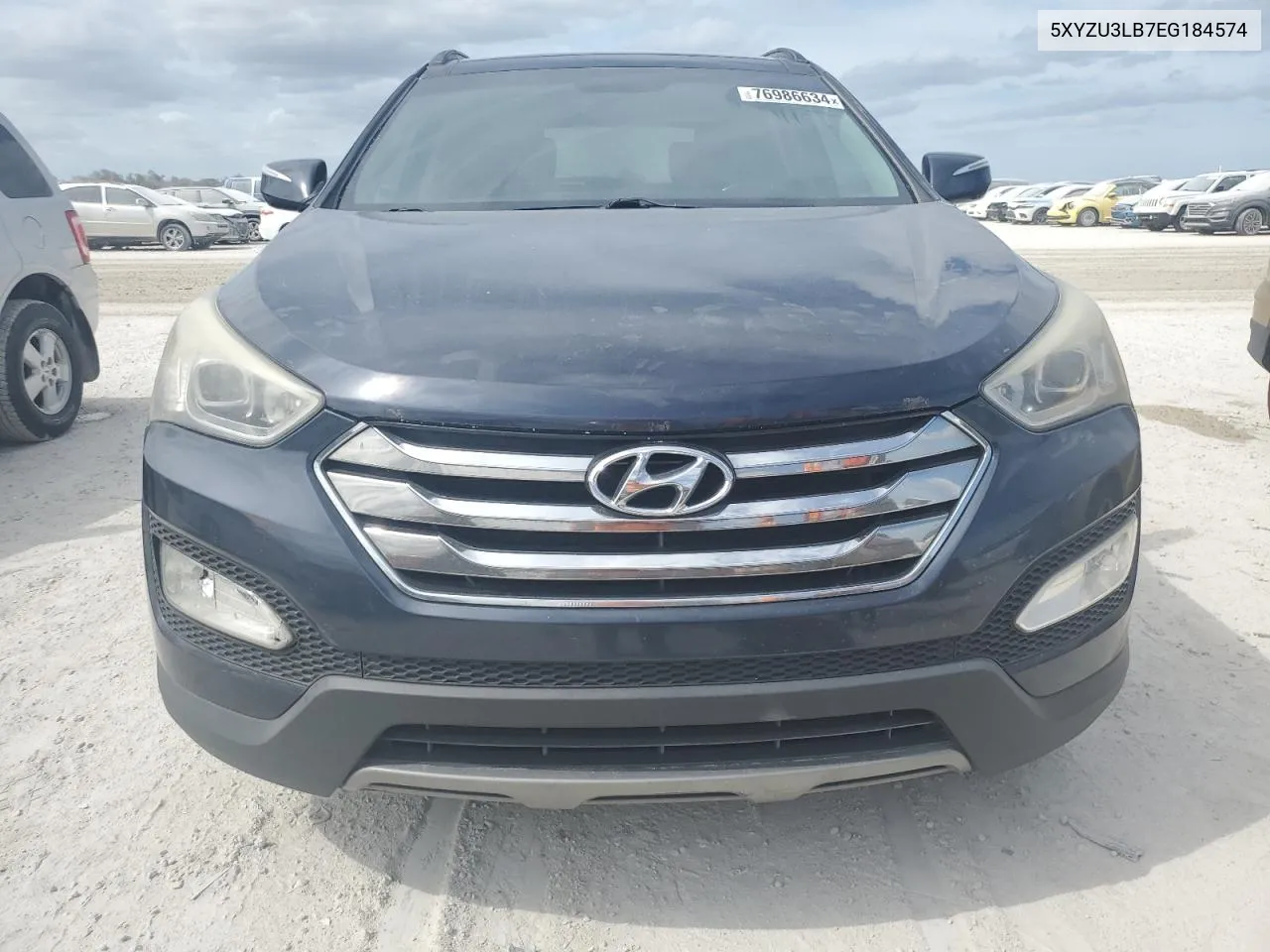 2014 Hyundai Santa Fe Sport VIN: 5XYZU3LB7EG184574 Lot: 76986634