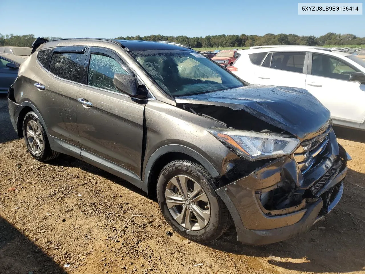 2014 Hyundai Santa Fe Sport VIN: 5XYZU3LB9EG136414 Lot: 77118044