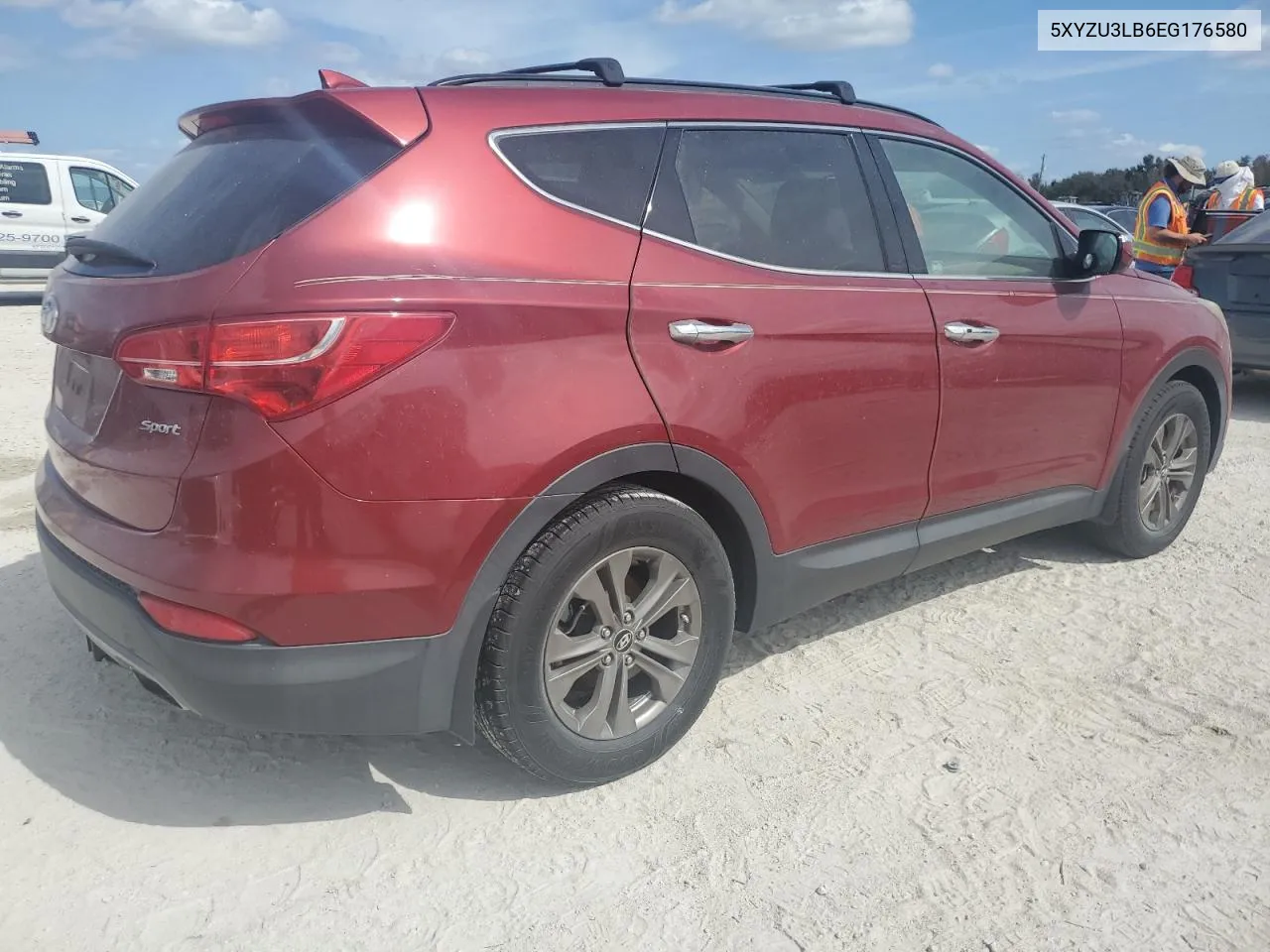 2014 Hyundai Santa Fe Sport VIN: 5XYZU3LB6EG176580 Lot: 77183754