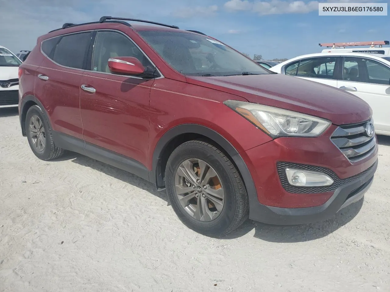 2014 Hyundai Santa Fe Sport VIN: 5XYZU3LB6EG176580 Lot: 77183754