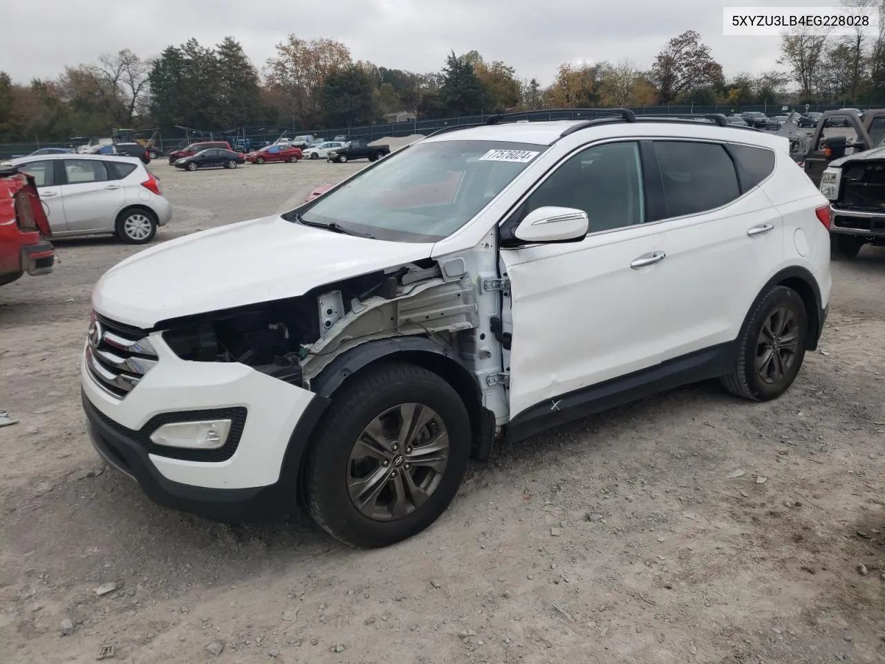 2014 Hyundai Santa Fe Sport VIN: 5XYZU3LB4EG228028 Lot: 77576024