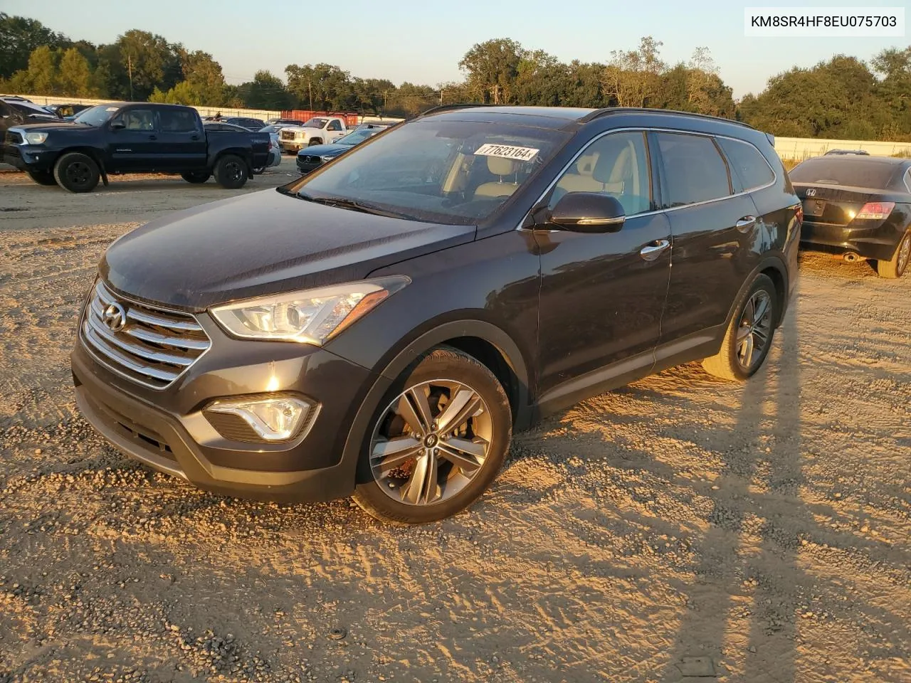 2014 Hyundai Santa Fe Gls VIN: KM8SR4HF8EU075703 Lot: 77623164