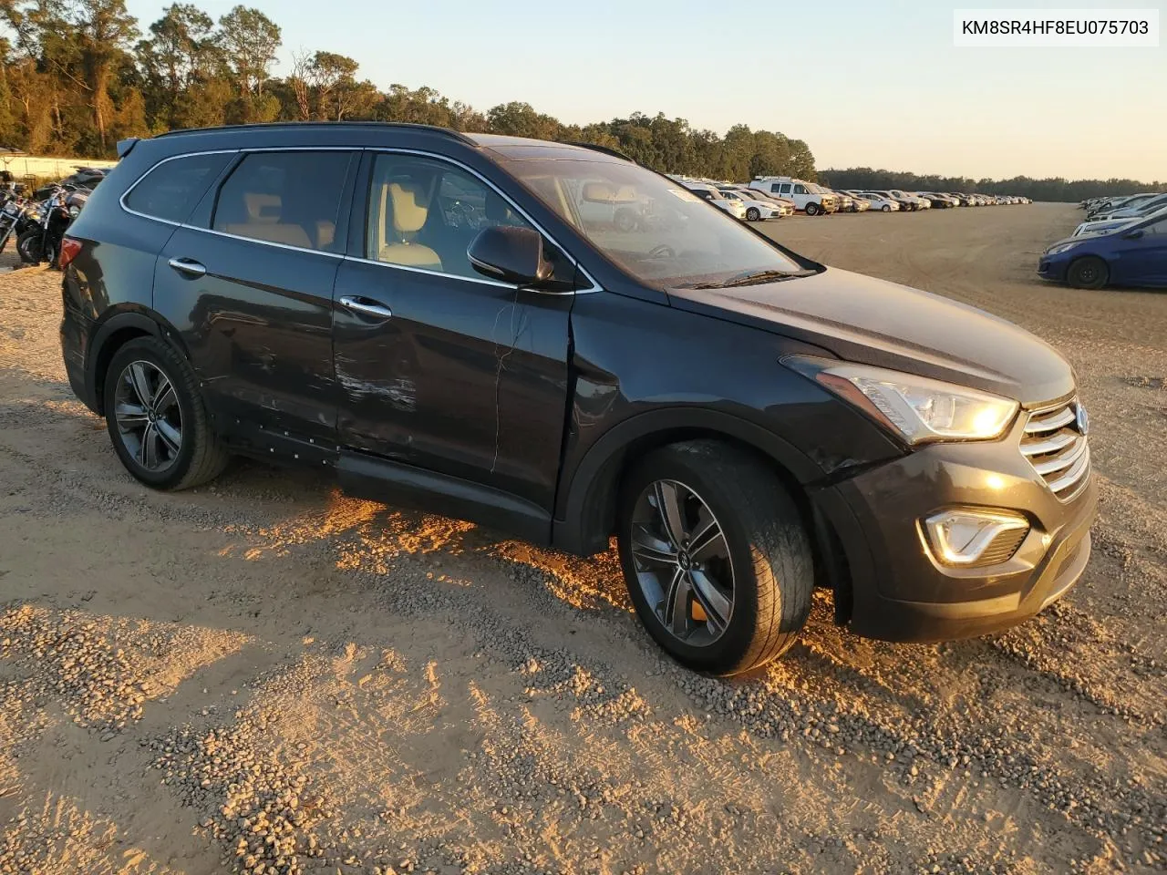 2014 Hyundai Santa Fe Gls VIN: KM8SR4HF8EU075703 Lot: 77623164