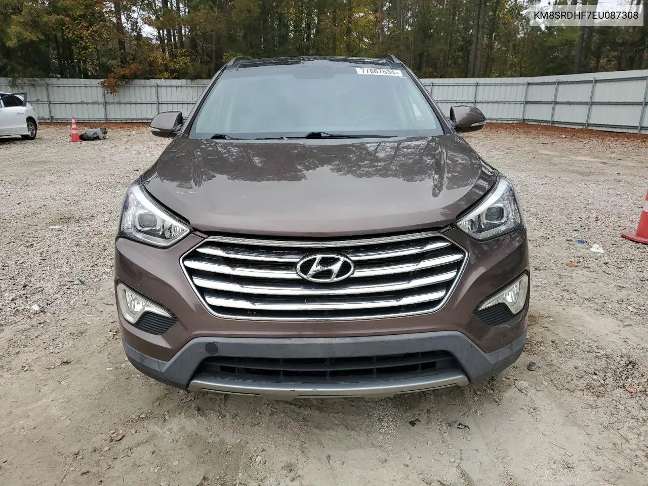 2014 Hyundai Santa Fe Gls VIN: KM8SRDHF7EU087308 Lot: 77867634