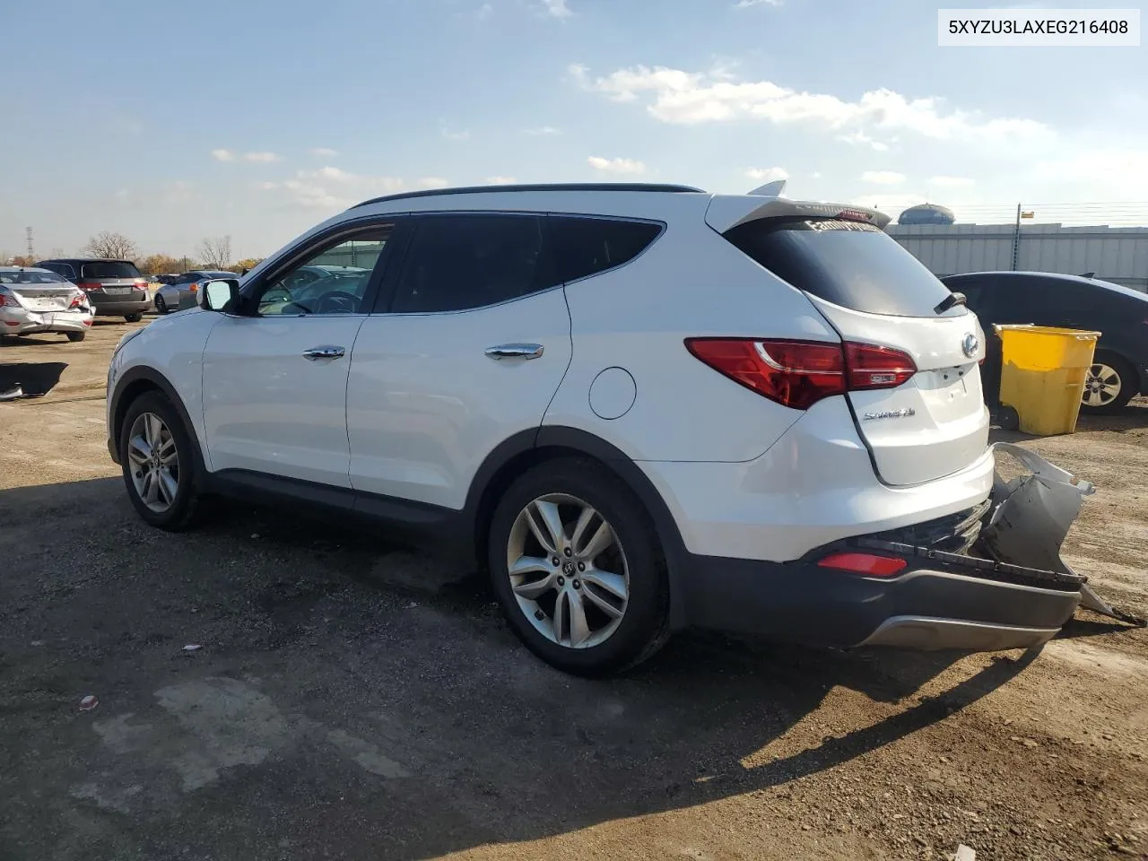 2014 Hyundai Santa Fe Sport VIN: 5XYZU3LAXEG216408 Lot: 78093664