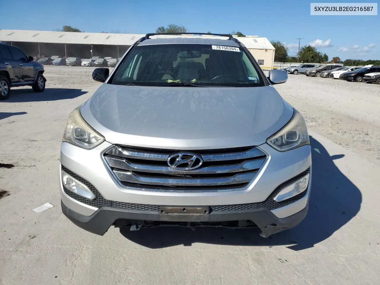 2014 Hyundai Santa Fe Sport VIN: 5XYZU3LB2EG216587 Lot: 78156394