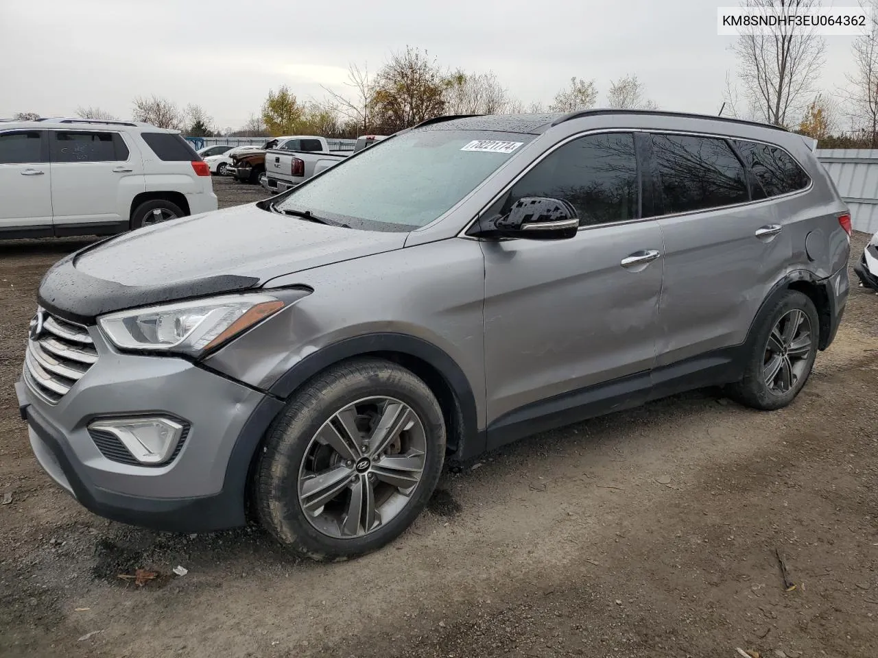 2014 Hyundai Santa Fe Gls VIN: KM8SNDHF3EU064362 Lot: 78221774