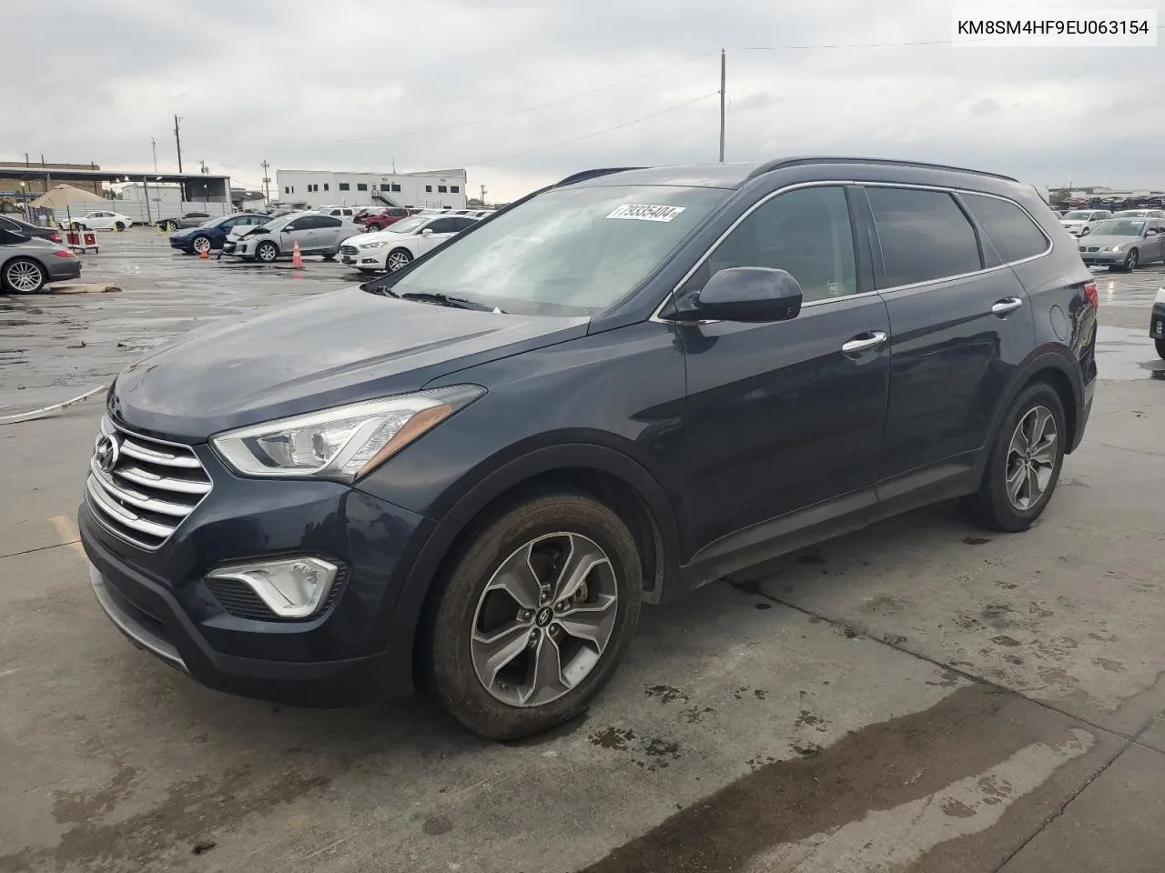 2014 Hyundai Santa Fe Gls VIN: KM8SM4HF9EU063154 Lot: 79335404