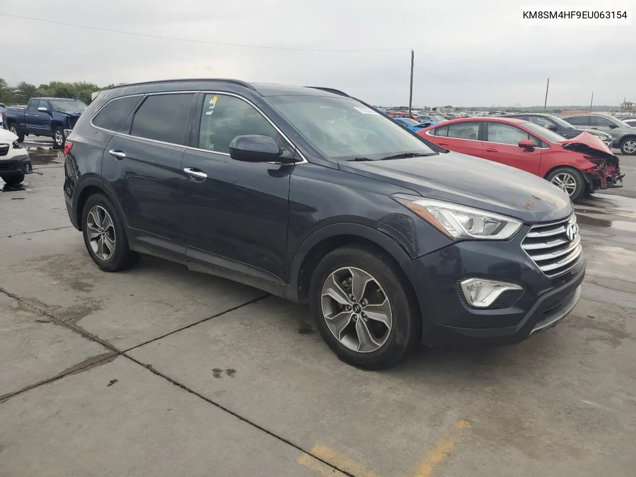 2014 Hyundai Santa Fe Gls VIN: KM8SM4HF9EU063154 Lot: 79335404