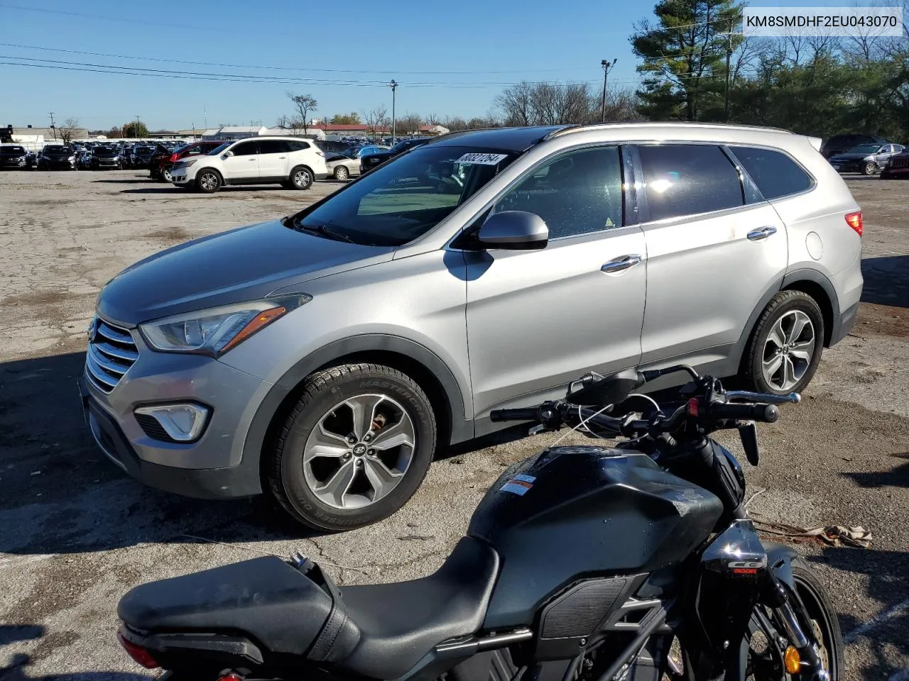 2014 Hyundai Santa Fe Gls VIN: KM8SMDHF2EU043070 Lot: 80321264