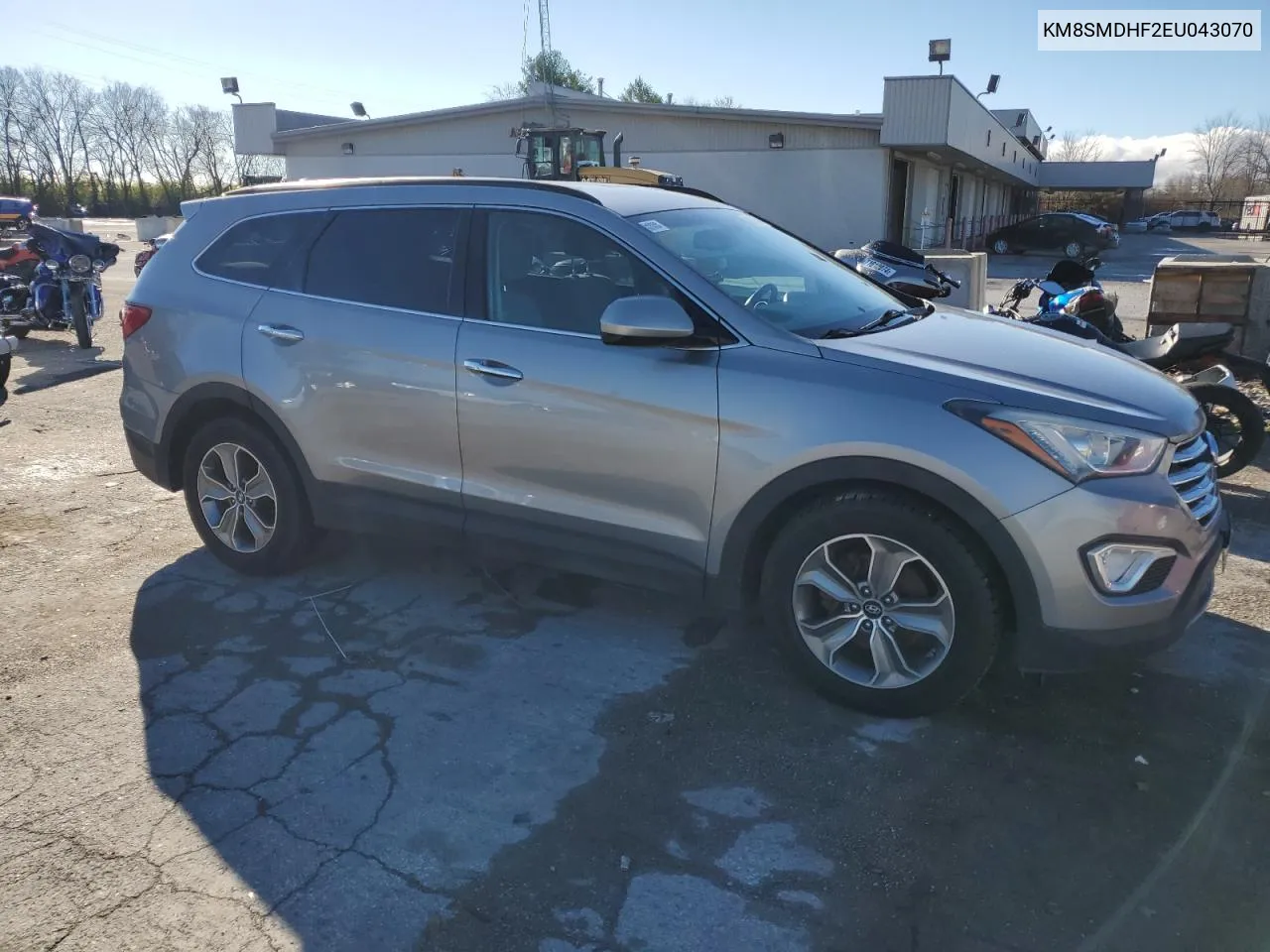 2014 Hyundai Santa Fe Gls VIN: KM8SMDHF2EU043070 Lot: 80321264