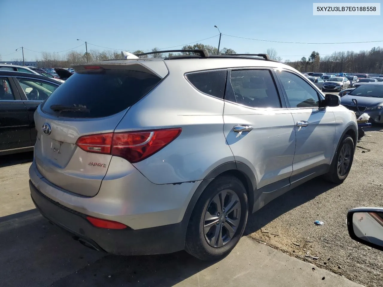 2014 Hyundai Santa Fe Sport VIN: 5XYZU3LB7EG188558 Lot: 80373644