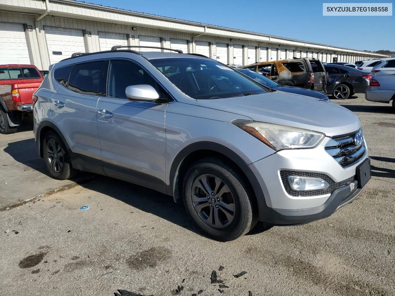 2014 Hyundai Santa Fe Sport VIN: 5XYZU3LB7EG188558 Lot: 80373644