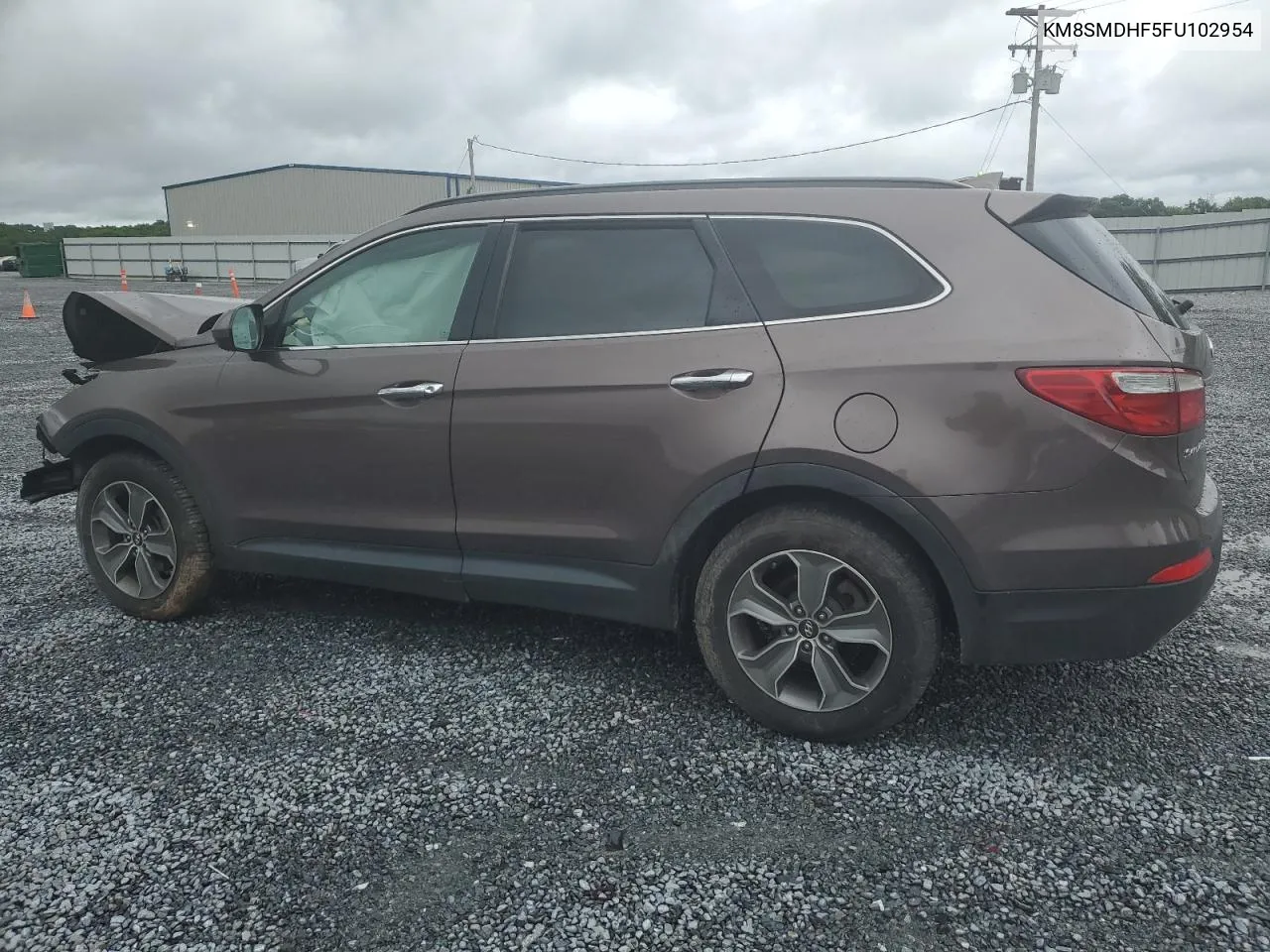 KM8SMDHF5FU102954 2015 Hyundai Santa Fe Gls