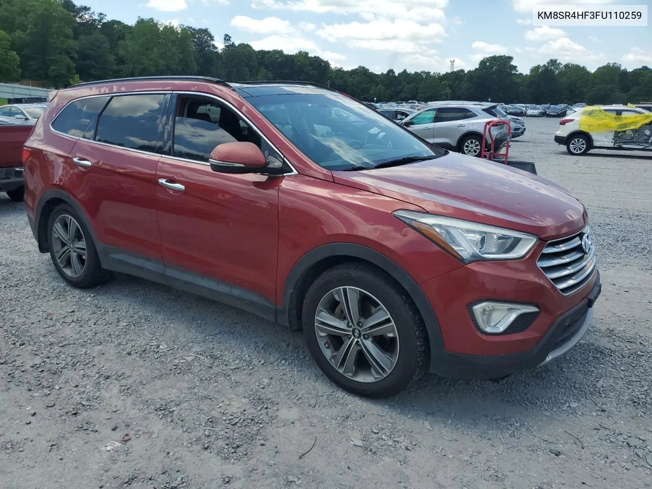 2015 Hyundai Santa Fe Gls VIN: KM8SR4HF3FU110259 Lot: 55663554