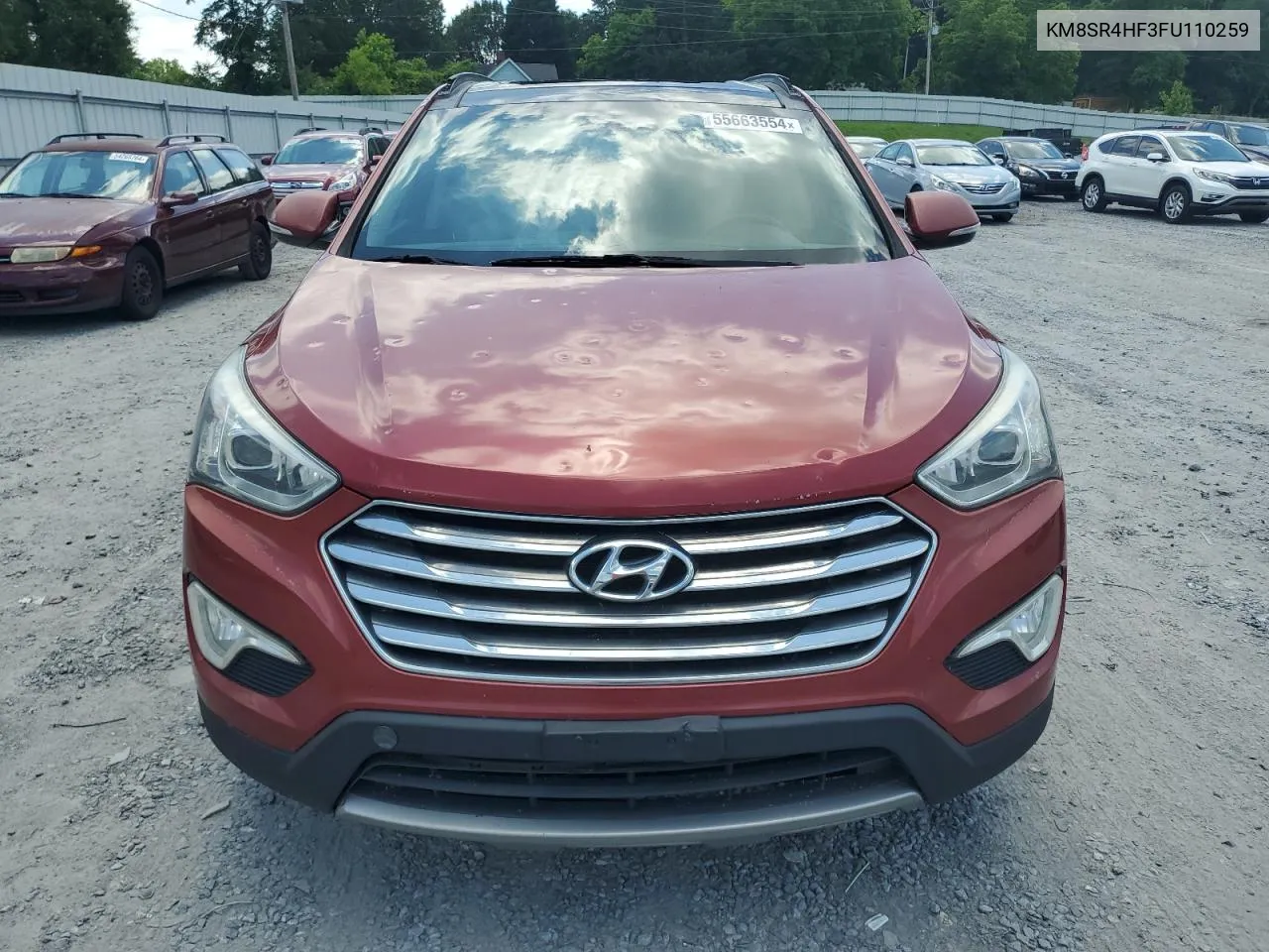 2015 Hyundai Santa Fe Gls VIN: KM8SR4HF3FU110259 Lot: 55663554