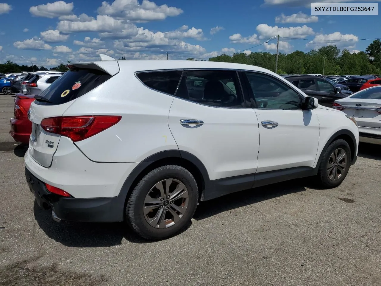 2015 Hyundai Santa Fe Sport VIN: 5XYZTDLB0FG253647 Lot: 56234264