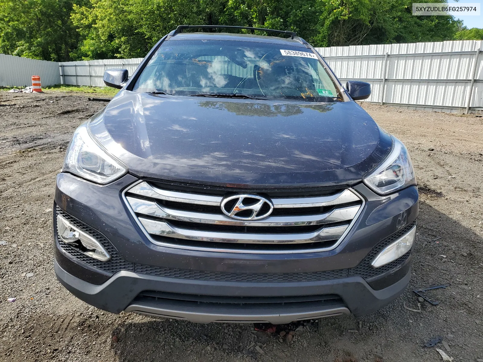 5XYZUDLB6FG257974 2015 Hyundai Santa Fe Sport