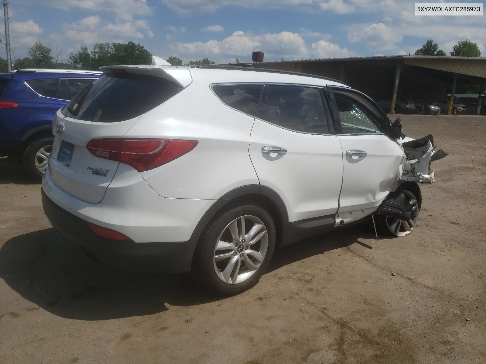 5XYZWDLAXFG285973 2015 Hyundai Santa Fe Sport