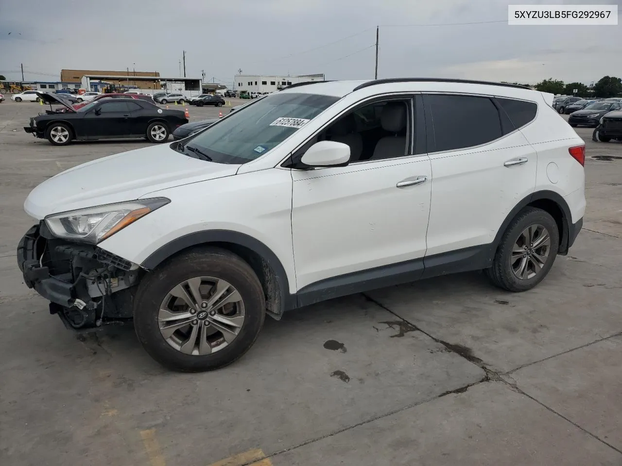 2015 Hyundai Santa Fe Sport VIN: 5XYZU3LB5FG292967 Lot: 61257884