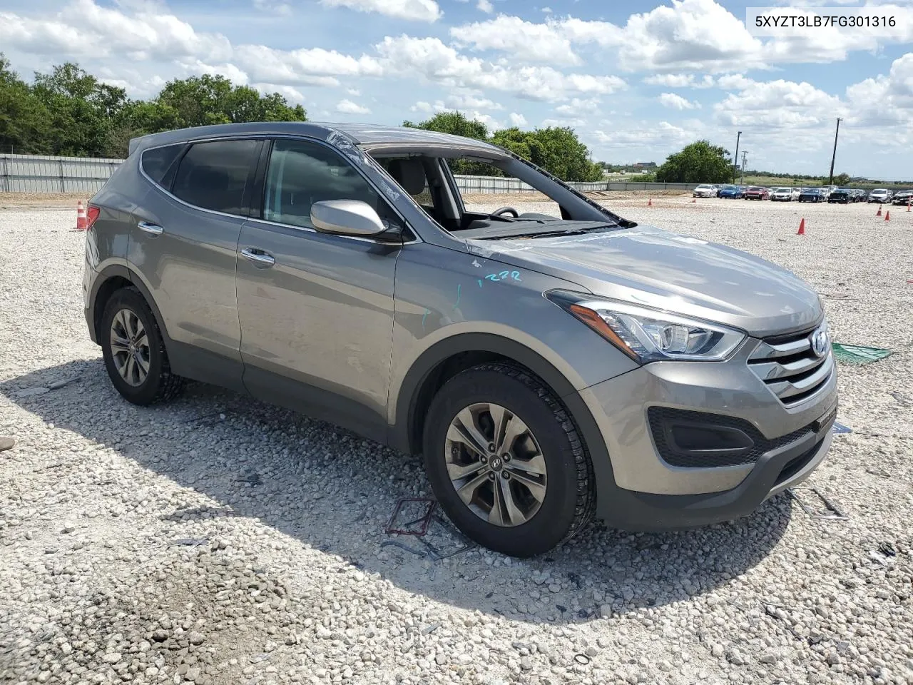 5XYZT3LB7FG301316 2015 Hyundai Santa Fe Sport