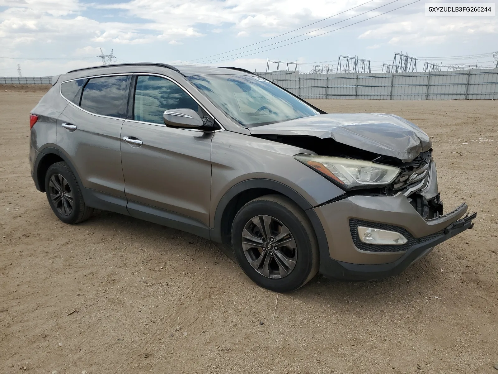 5XYZUDLB3FG266244 2015 Hyundai Santa Fe Sport