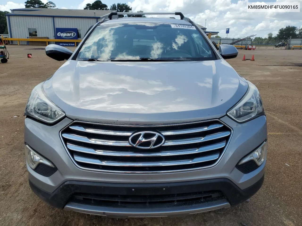 2015 Hyundai Santa Fe Gls VIN: KM8SMDHF4FU090165 Lot: 64748304