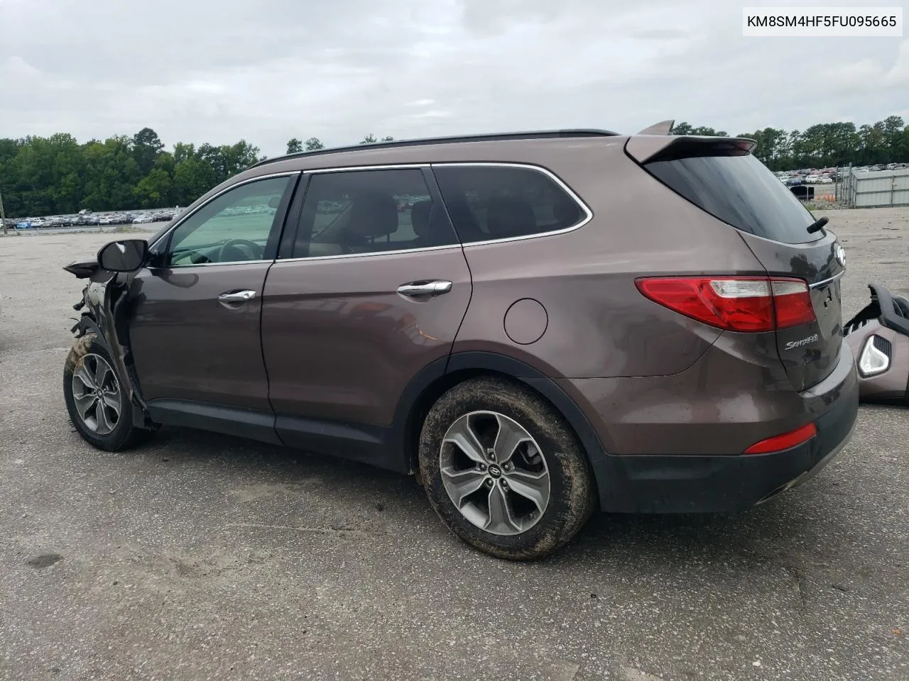 KM8SM4HF5FU095665 2015 Hyundai Santa Fe Gls