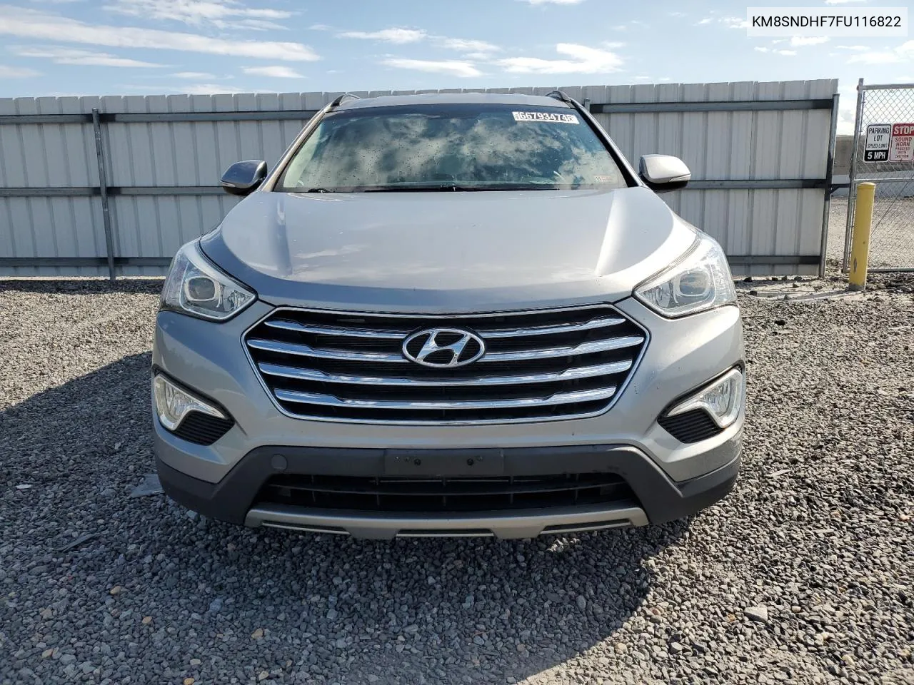 2015 Hyundai Santa Fe Gls VIN: KM8SNDHF7FU116822 Lot: 66793474